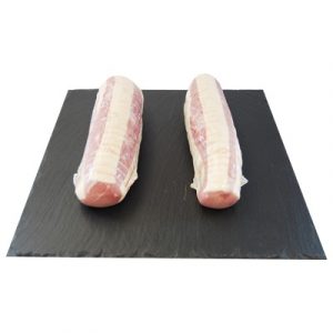 Redondo Ternera Blanca con laminas de tocino iberico