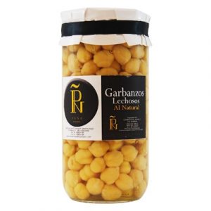 Garbanzos lechosos al natural