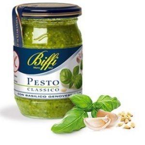 Salsa Pesto classico con basilico genovese D.O.P.