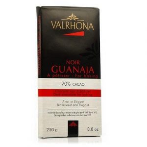 Chocolate con leche para reposteria 70% Cacao noir guanaja - Valrhona