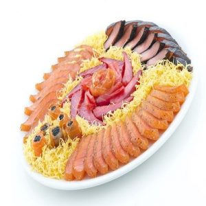 Tabla de Ahumados para 8 personas