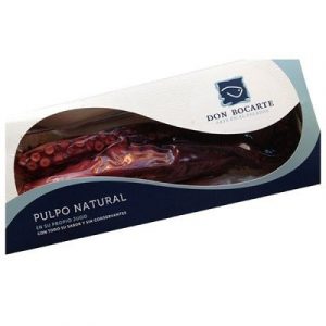 Pulpo natural en su jugo