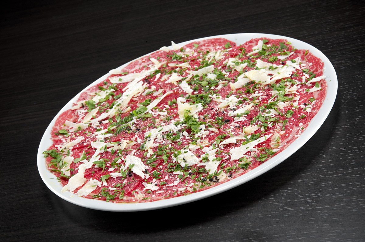 Plato Carpaccio de Buey WAGYU Aliñado