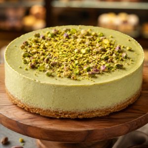 Tarta de Queso Sabor Pistacho